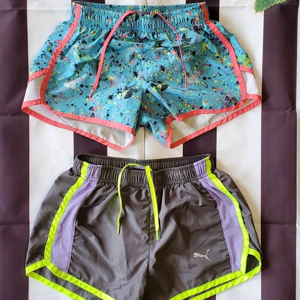 Puma Girls Athletic Shorts Bundle